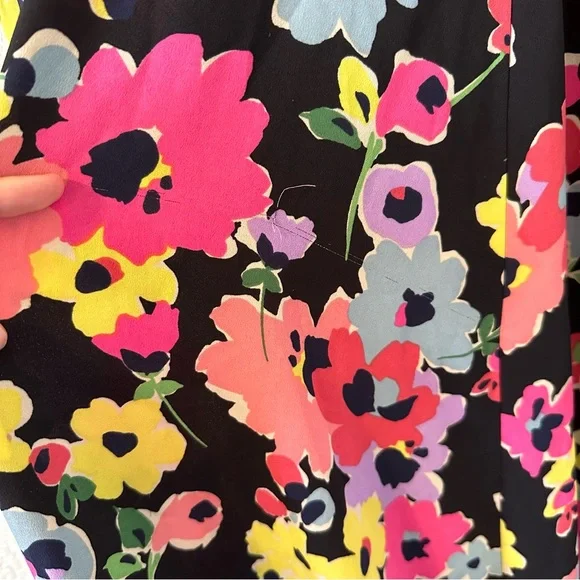 kate spade floral bouquet midi dress Kate Spade Wildflower Bouquet Midi Dress, Black